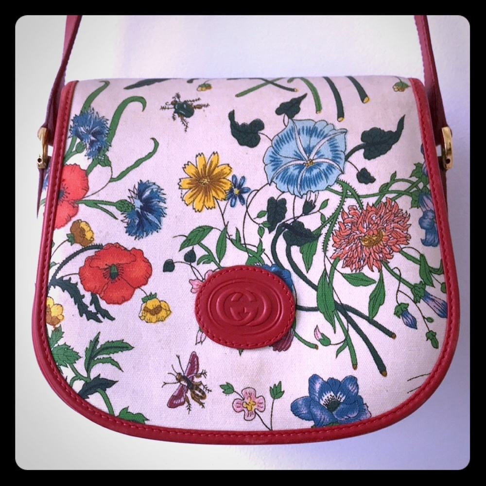 Gucci vintage floribundas print